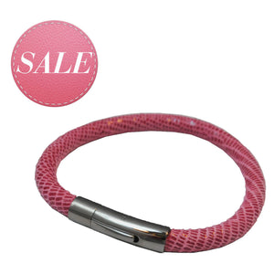 BLISS Armband Pink Silber